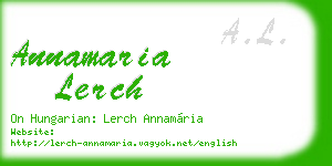 annamaria lerch business card