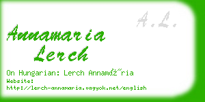 annamaria lerch business card